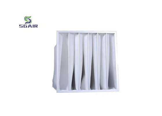 Filtro de saco de alumínio branco de 1 micrômetro, Filtro de eficiência média