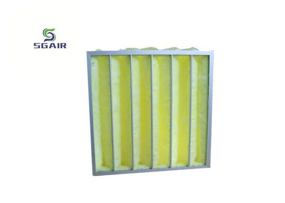 Filtro de sacos de alumínio G3 99,97% com grande área de mídia e capacidade de retenção de poeira