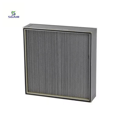 Filtros de purificador de ar de aço galvanizado rígido de cabeçalho único MERV 9 110 Pa