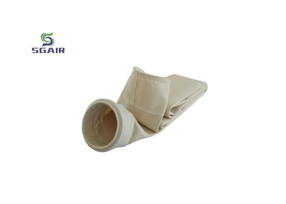 Filtro de sacos de poeira de fibra de vidro de polipropileno cor natural certificado CE