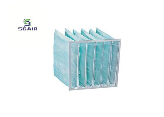 De grande resistência	O filtro de saco T de Hepa deu forma à curvatura do metal para o quadro galvanizado
