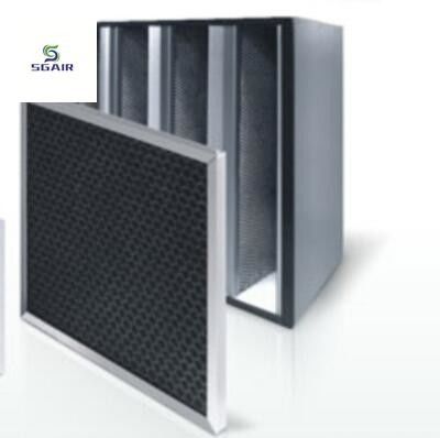 Filtro químico para eliminação de odores corrosivos Gas químico fedorento ou poluído