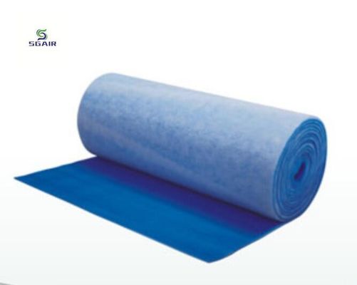 Medios de filtragem de ar HEPA laváveis resistentes a álcalis com alta capacidade de retenção de poeira