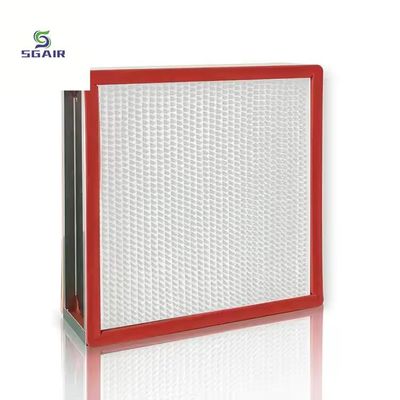 Estrutura de aço filtro de ar de alta temperatura inoxidável com alta eficiência e filtragem de precisão