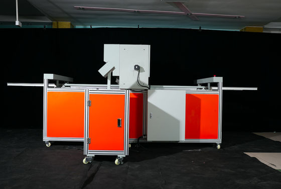 Máquina de fabricação de quadro de filtro de ar ajustável 380V / 50Hz Fornecimento de energia Espessura do filtro personalizável