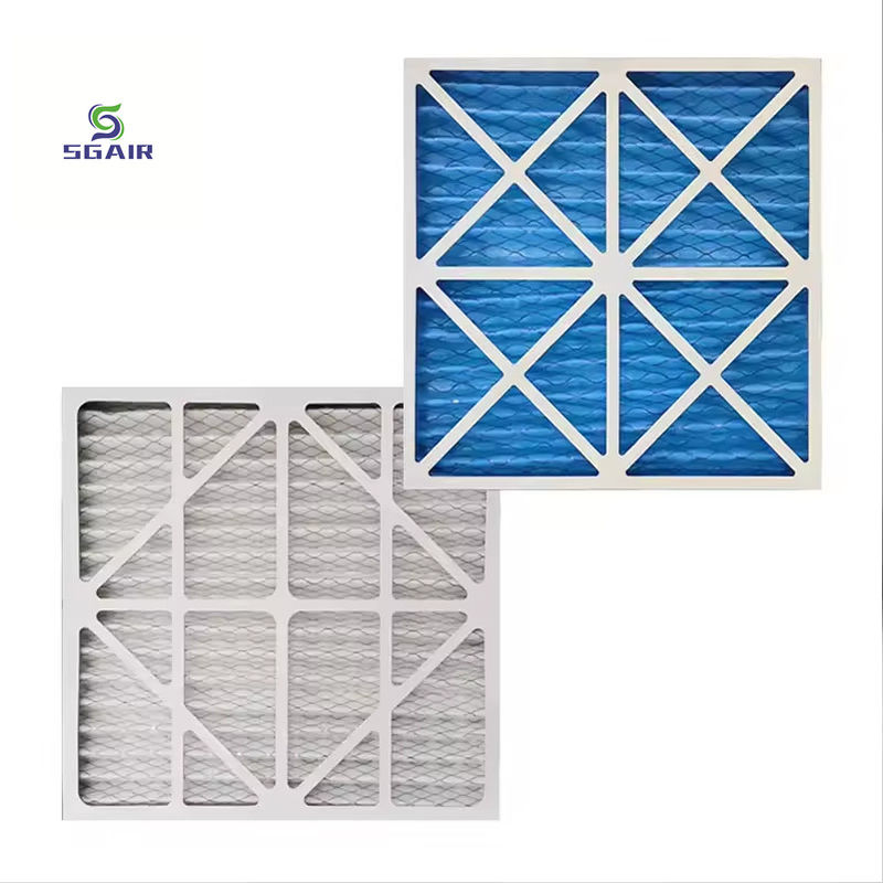 99.99% Filtros de ar HVAC Reutilizáveis Anti-Corrosião Para Manipuladores de Ar