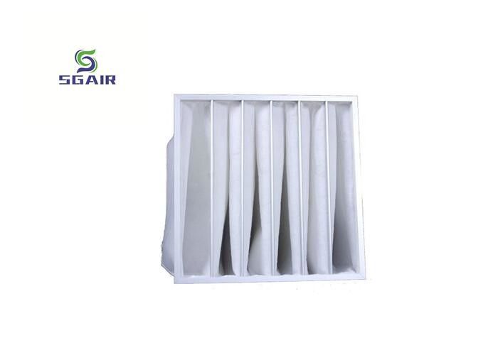 Filtro de saco de alumínio branco de 1 micrômetro, Filtro de eficiência média
