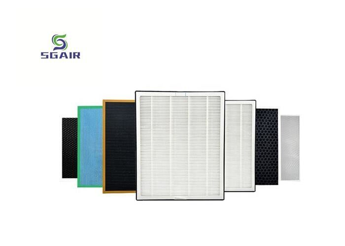 PP PF HEPA filtros de purificação de ar 0,3um 99,97% para uso doméstico