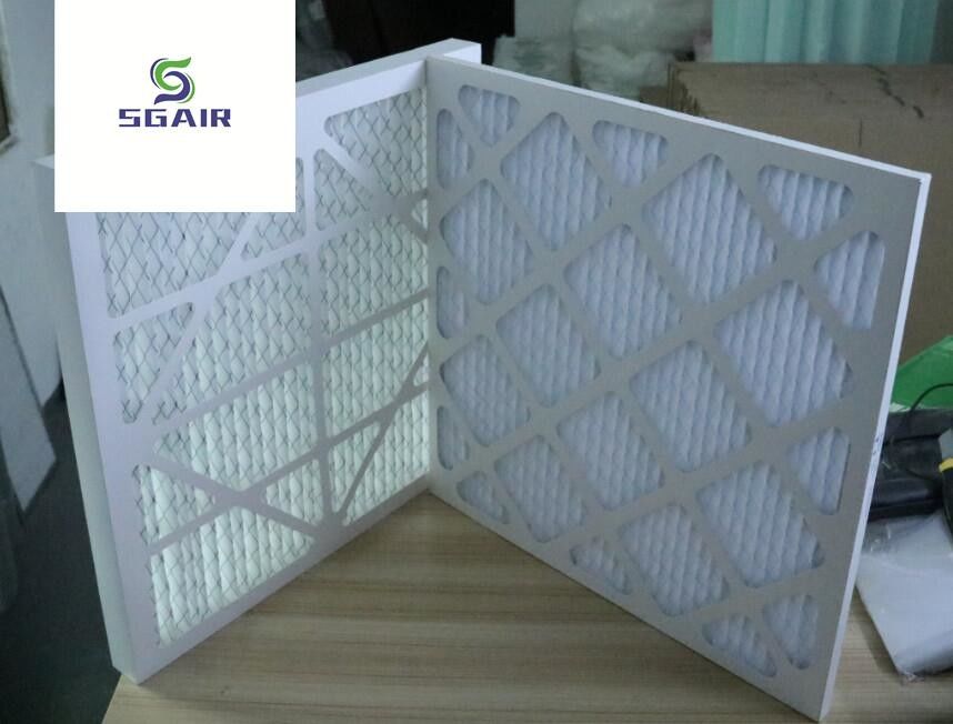 Commercial G3 G4 Merv 8 Hepa Filtro de Ar para HVAC, Filtro de Painel Plissado