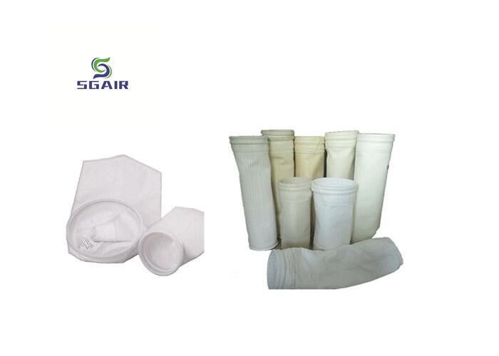 Saco de filtro antiabrasão colector de poeira resistente à água 97% 1 Micron
