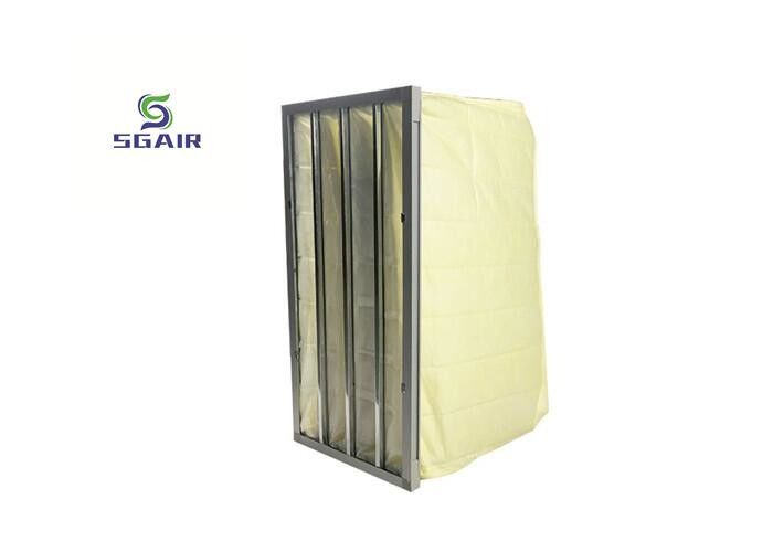 Filtro Hepa de fibra de vidro de sala limpa com F5 F6 F7 Eficiência de filtração elevada