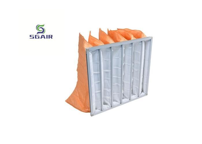99.97% Filtro de ar de saco Hepa 14 Filtro lavável para partículas minúsculas de poeira