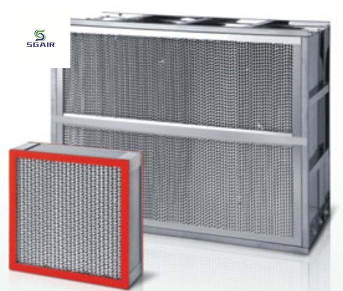 Alta Eficiência Filtro HEPA de Alta Temperatura Suporte Resistente a Alta Temperatura OEM