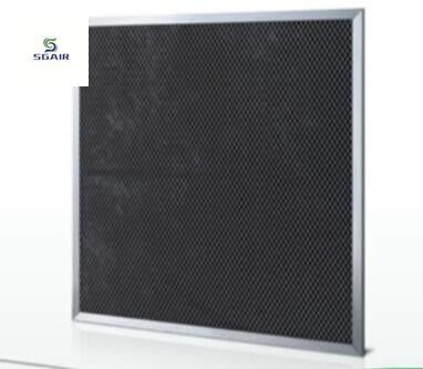 Estrutura e grelha do filtro de ar de aço galvanizado de carbono ativado