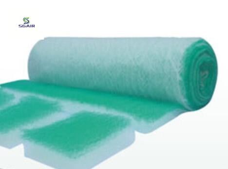 Meio filtro de tecto com capacidade de retenção de poeira de 600 g/m