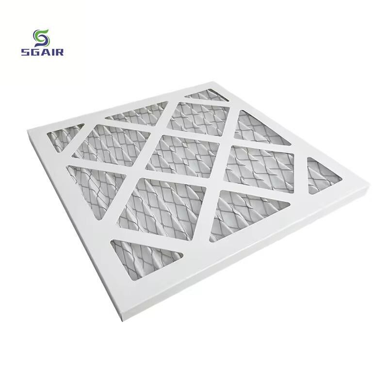 MERV 11 13 Quadro de cartão Plissado Furo de ar de filtro de CA personalizado para sistemas HVAC