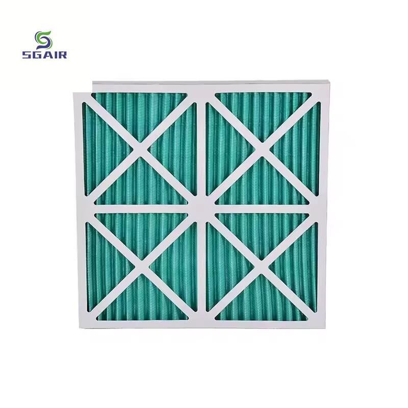 Filtros de ar HVAC personalizados 99,99% 20x25x1 com baixa resistência ao fluxo de ar