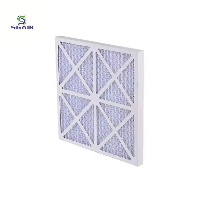 Quadro de papel 99,99% Filtros de ar HVAC Removem gases nocivos