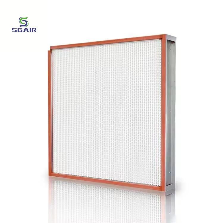 F9-H14 Eficiência Filtro de ar resistente ao calor Resistente a altas temperaturas