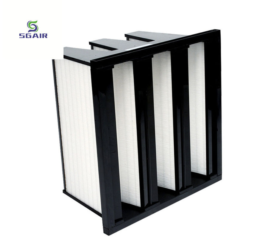 Filtro compacto de hepa plissado denso com eficiência F9